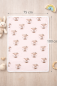 Preview: Babydecke 75x100 cm mit Schafmotiv – Baumwolle & Minky Fleece, handgemacht, leicht & vielseitig