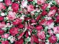 Preview: Baumwollstoff Popeline Rosen Pink/Rosa