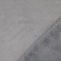 Preview: Fleece Stoff Uni Grau