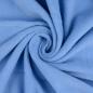 Preview: Fleece Stoff Uni Jeansblau
