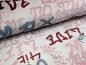 Preview: Cuddle Fleece Schrift Nude