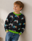 Preview: Sweatshirt Pullover Sweater Gamecontroller Bunt/Schwarz Gr. 86/92