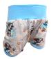Preview: Kurze Pumphose Music Hunde – Leichte Sommerhose aus Baumwolljersey