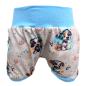 Preview: Kurze Pumphose Music Hunde – Leichte Sommerhose aus Baumwolljersey