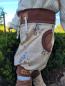 Preview: Eigenproduktion Baumwolljersey Winter Kind mit Rehkitzen auf Braunbeige