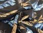 Mobile Preview: Viskose Blätter Federn auf Dunkelbraun