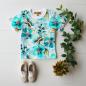 Preview: VB - Blaue Blumen Stoff – Eigenproduktion | Jersey & French Terry