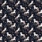 Preview: VB - Eigenproduktion Magic Unicorn auf Nachtblau