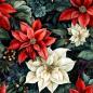 Preview: VB - Eigenproduktion Weihnachtsstern Blume Rot