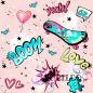 Preview: VB - Eigenproduktion Graffiti Skateboard Boom Yeah Rosa