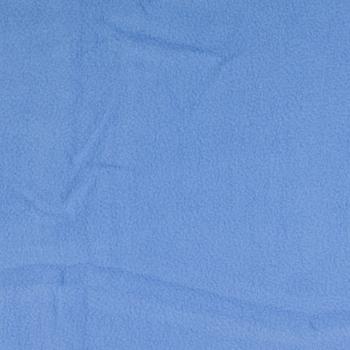 Fleece Stoff Uni Jeansblau