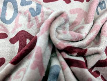 Cuddle Fleece Schrift Nude