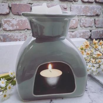 Wachsbrenner Mia in Grau