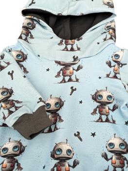 Hoodie Roboter Boy Hellblau Gr. 62/68
