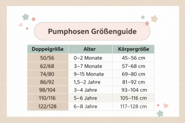 Preview: Pumphose Baby & Kinder mitwachsend – Kleiner Entdecker – Baumwolljersey Oeko-Tex - Kopie