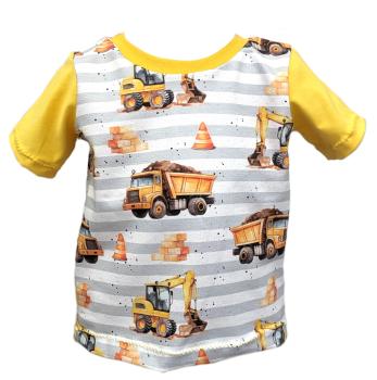 Preview: Handmade Baby Shirt Bagger – ÖkoTex Kinder Shirt aus eigenem Stoff (62/68–122/128)