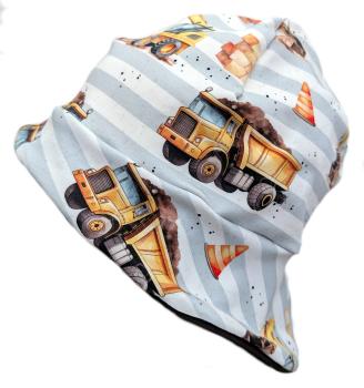 Sonnenmütze S–XL Baustellen Motiv