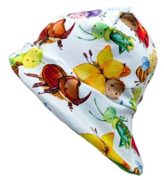 Preview: Sonnenmütze S–XL mit Käfer Motiv