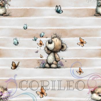 Digitales Stoffdesign Allover Bärchen