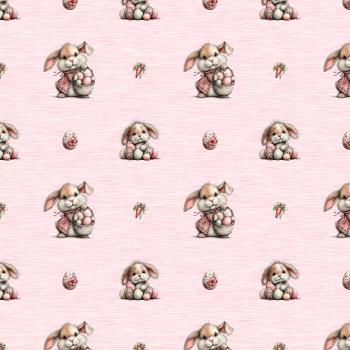 Preview: Digitales Stoffdesign Allover Ostern Hase