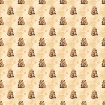 Preview: Digitales Stoffdesign Allover Bubble Tea