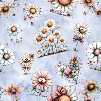 VB -  Gänseblümchen Stoff – Eigenproduktion | Jersey & French Terry - Kopie - Kopie