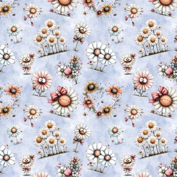 VB -  Gänseblümchen Stoff – Eigenproduktion | Jersey & French Terry - Kopie - Kopie