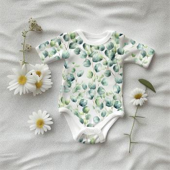 VB - Eigenproduktion Eukalyptusblätter auf Weiß