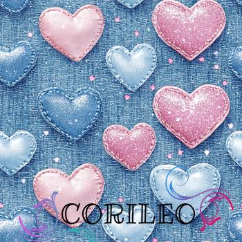 VB - Eigenproduktion Blau Jeans Herze