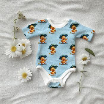 Preview: VB - Eigenproduktion Ente im Regen mit Regenschirm