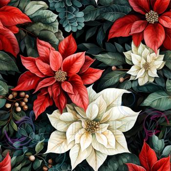 VB - Eigenproduktion Weihnachtsstern Blume Rot