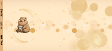 Preview: VB -  Capybara Bubble Tea – Eigenproduktion auf French Terry