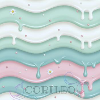 VB - Cremige Wellen Stoff – Eigenproduktion | Jersey & French Terry