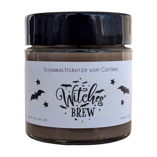 Duftkerze im Glas Hexengebräu