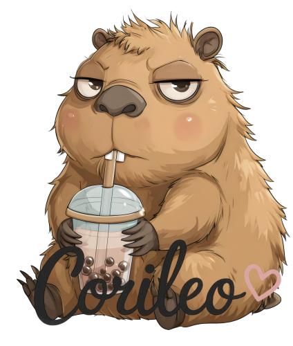 Bügelbild Capybara