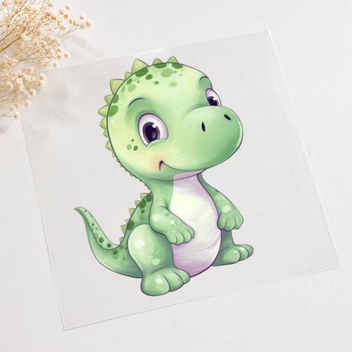 Bügelbild Baby Dino