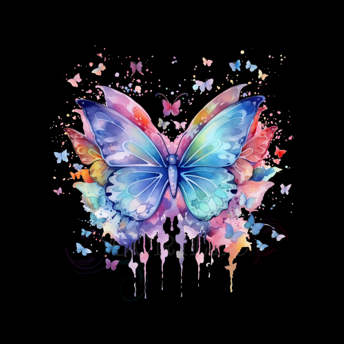 Bügelbild Schmetterling