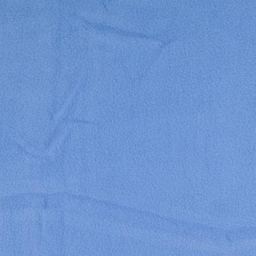 Fleece Stoff Uni Jeansblau