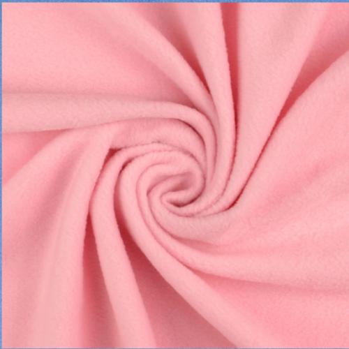 Fleece Stoff Uni Rosa