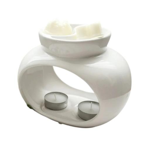 Wachsbrenner Rome Deluxe in Weiss