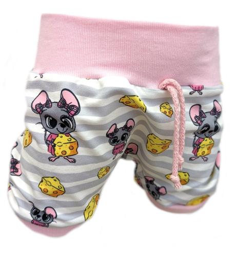 Kurze Pumphose Käse Maus Gr. 50/56