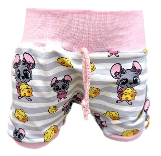 Kurze Pumphose Käse Maus Gr. 50/56