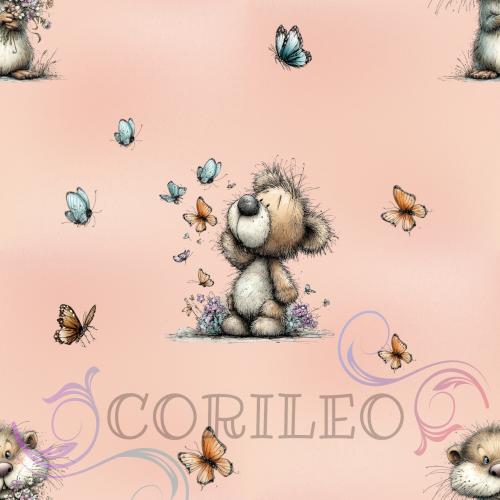 Digitales Stoffdesign Allover Bärchen