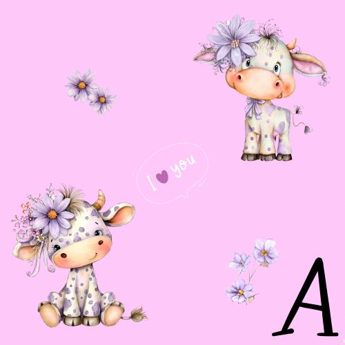 Digitales Stoffdesign Muh Kuh