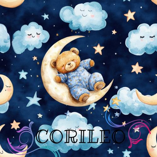 VB - Eigenproduktion Baby Boy Mond Blau