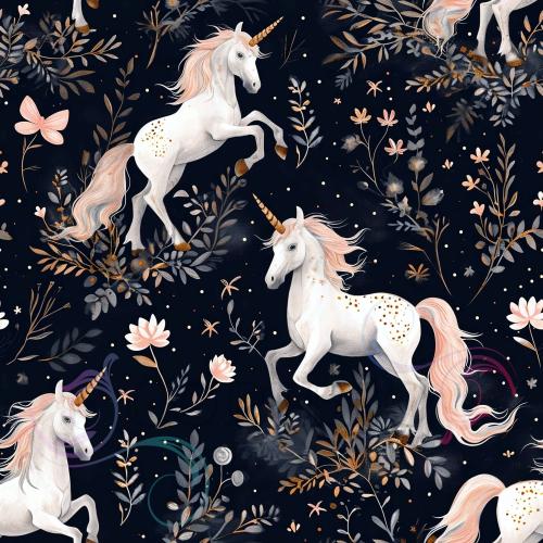 VB - Eigenproduktion Magic Unicorn auf Nachtblau
