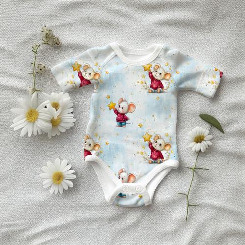 VB - Eigenproduktion Kleine Sternenmaus auf Hellblau