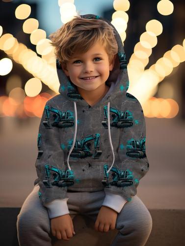 VB - Eigenproduktion Cooler Bagger auf Fahrt Türkis / Grau