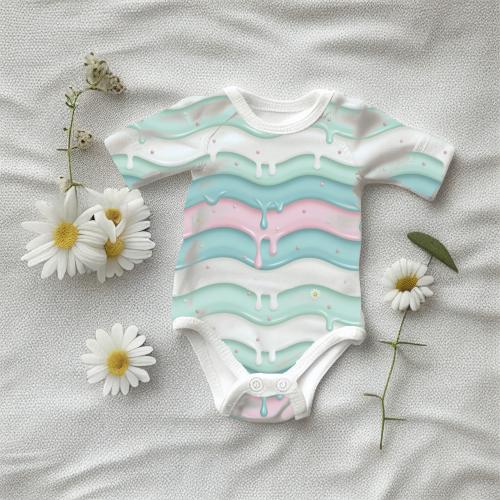 VB - Cremige Wellen Stoff – Eigenproduktion | Jersey & French Terry