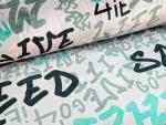 Cuddle Fleece Schrift Green